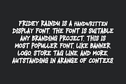 Fridey Raindu Stamp & HandDrawn Font, a Handwritten Font by QR Design Studio (Thumbnail 2 of 6)
