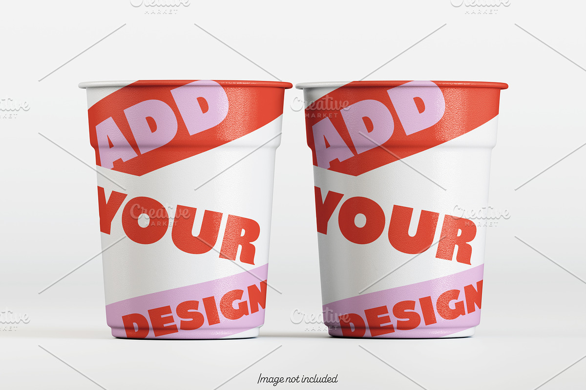 Cup plastic mockup bundles V1, a Packaging Mockup by Ambo Ampeng (Photo 12 of 19)