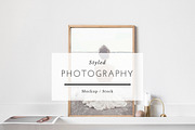 Wooden mockup, Mock ups, frame, a Mockup by VISTYLE STUDIO (Thumbnail 1 of 2)