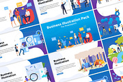 Illustration Pack Presentation, a Presentation Template by Fitra Noor (Thumbnail 1 of 3)