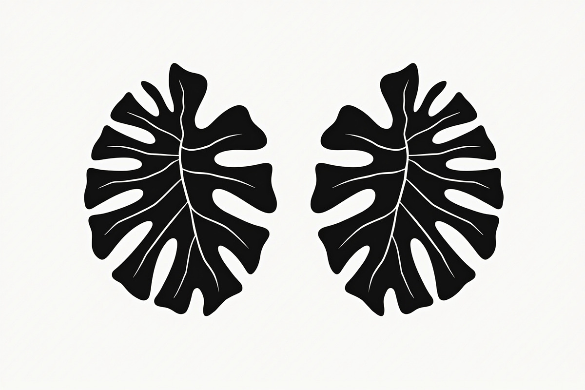 Leaf Earring Silhouette Bundle, an Object Graphic by Creativeshirt (Photo 14 of 16)