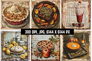 Favorite Foods Vintage Junk Journal, a Background Graphic by PrintHaven Designs (Thumbnail 6 of 10)