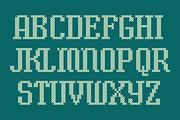Cross Stitch Classic Font, a Font by GG Design (Thumbnail 3 of 10)