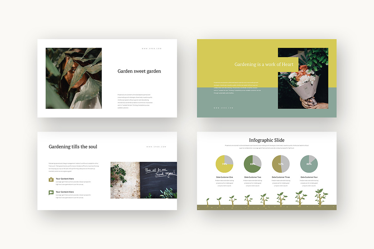 Sreb : Garden Service Powerpoint, a Presentation Template by Punkl Camp (Photo 6 of 16)
