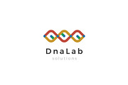 Flat Dna Logo, a Branding & Logo Template by Design Crafts (Thumbnail 2 of 2)