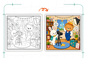 Cozy Sunday Cute & Comfy Coloring, an Animal Illustration by Coco Bloom (Thumbnail 4 of 7)