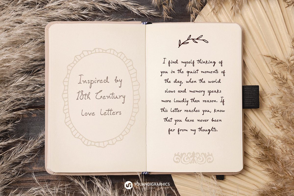 Forgotten Letter | Handdrawn Font, a Handwritten Font by Youandigraphics (Photo 6 of 11)