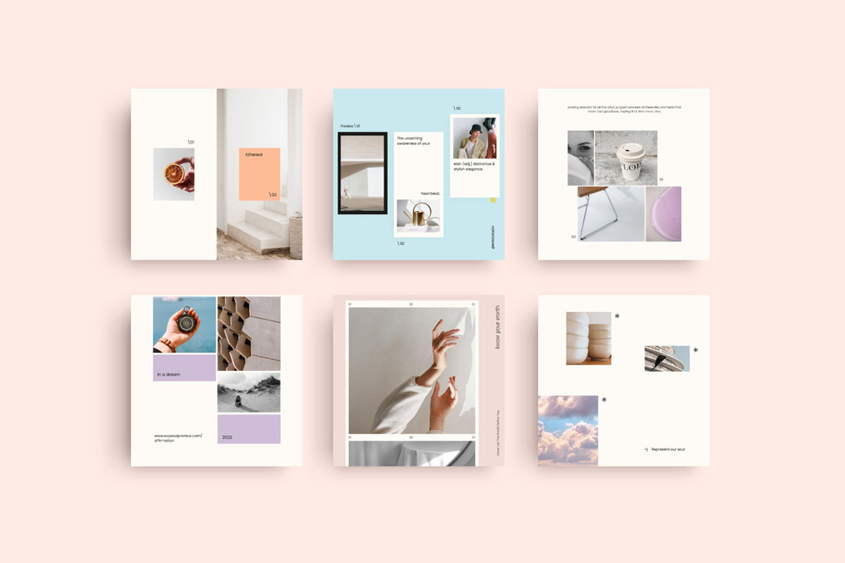 MIEL / Social Media Pack, a Social Media Template by Eviory (Photo 14 of 28)