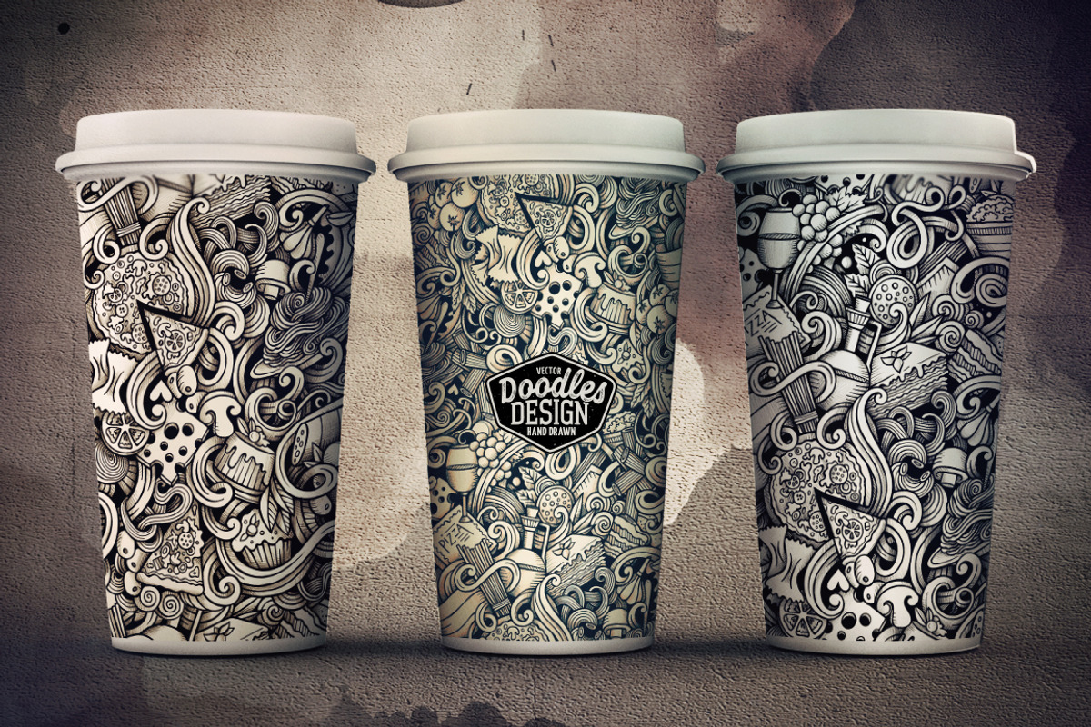 Italian Food Graphics Patterns, a Pattern Graphic by BALABOLKA (Photo 6 of 6)