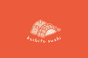 Koibito Sushi Logo Template, a Branding & Logo Template by Kreasi Malam (Thumbnail 4 of 4)