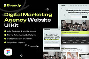 Brandy Digital Marketing Agency UI, an UI Kit Template by Creative Perspective (Thumbnail 1 of 8)