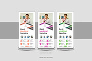Medical, hospital roll up banner set, a Card Template by Pavel_design (Thumbnail 11 of 11)