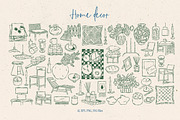 Whimsical Home Illustrations, an Object Graphic by DesignThatMatters (Thumbnail 3 of 11)