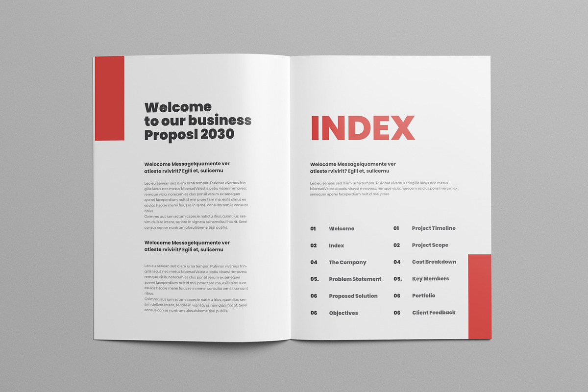 Proposal | InDesign, a Brochure Template by Pixelpick (Photo 2 of 9)
