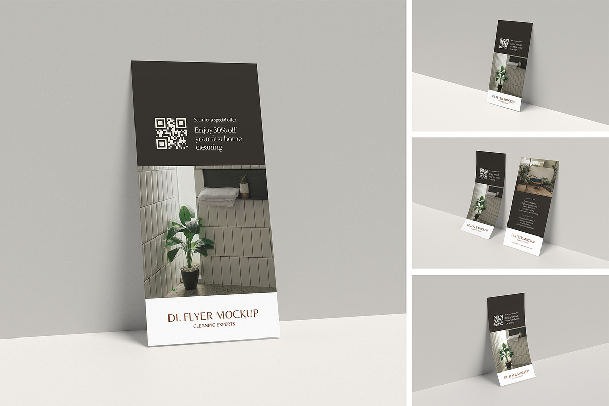 DL Flyer Mockup, an Advertising Mockup by swsi-studio (Photo 1 of 5)