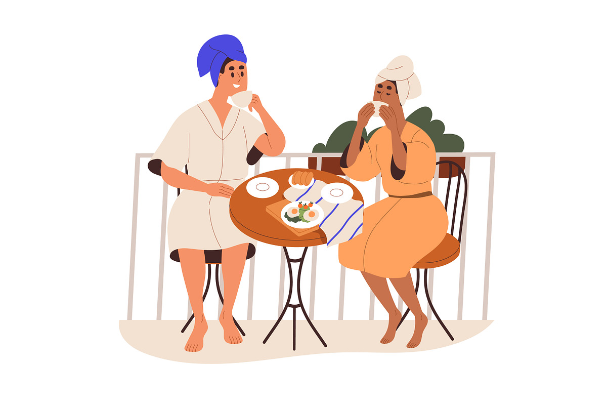 People wake up & do morning routine, a Food Illustration by Good Studio (Photo 3 of 9)