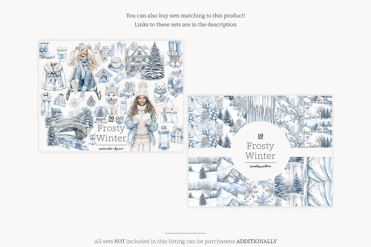 Winter Wonderland Clip Art Bundle, a Person Illustration by GlamArtZhanna (Photo 2 of 8)