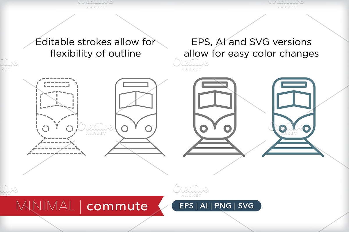 Minimal commute icons, an Outline Icon by Picture Window (Photo 5 of 5)