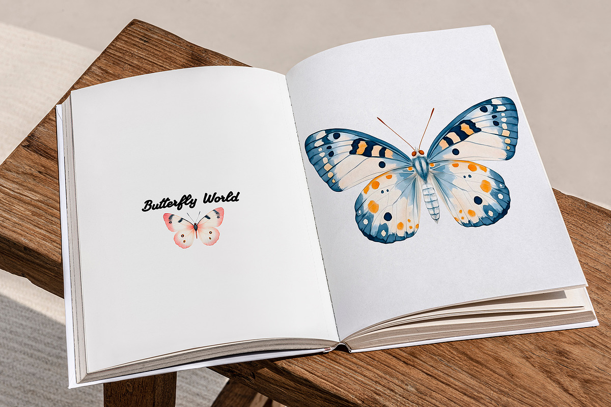 Boho Butterflies Collection, an Illustration by ArtIrisArt (Photo 7 of 9)