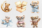 Aviator Teddy Bear Clipart, an Animal Illustration by Rose Art (Thumbnail 3 of 4)