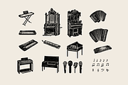 Musical instruments illustrations, an Illustration by Zhuna (Thumbnail 6 of 16)