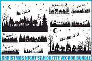 Christmas Sky Vector Collection, an Illustration by jahid234 (Thumbnail 1 of 20)