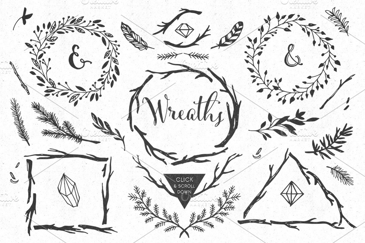 Handsketched Rustic elements, an Illustration by kite-kit (Photo 2 of 5)