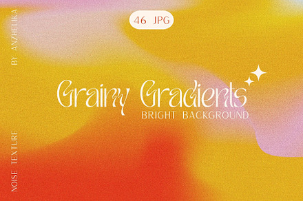 Grainy Gradients Bright Backgrounds, a Texture Graphic by Anzhelika