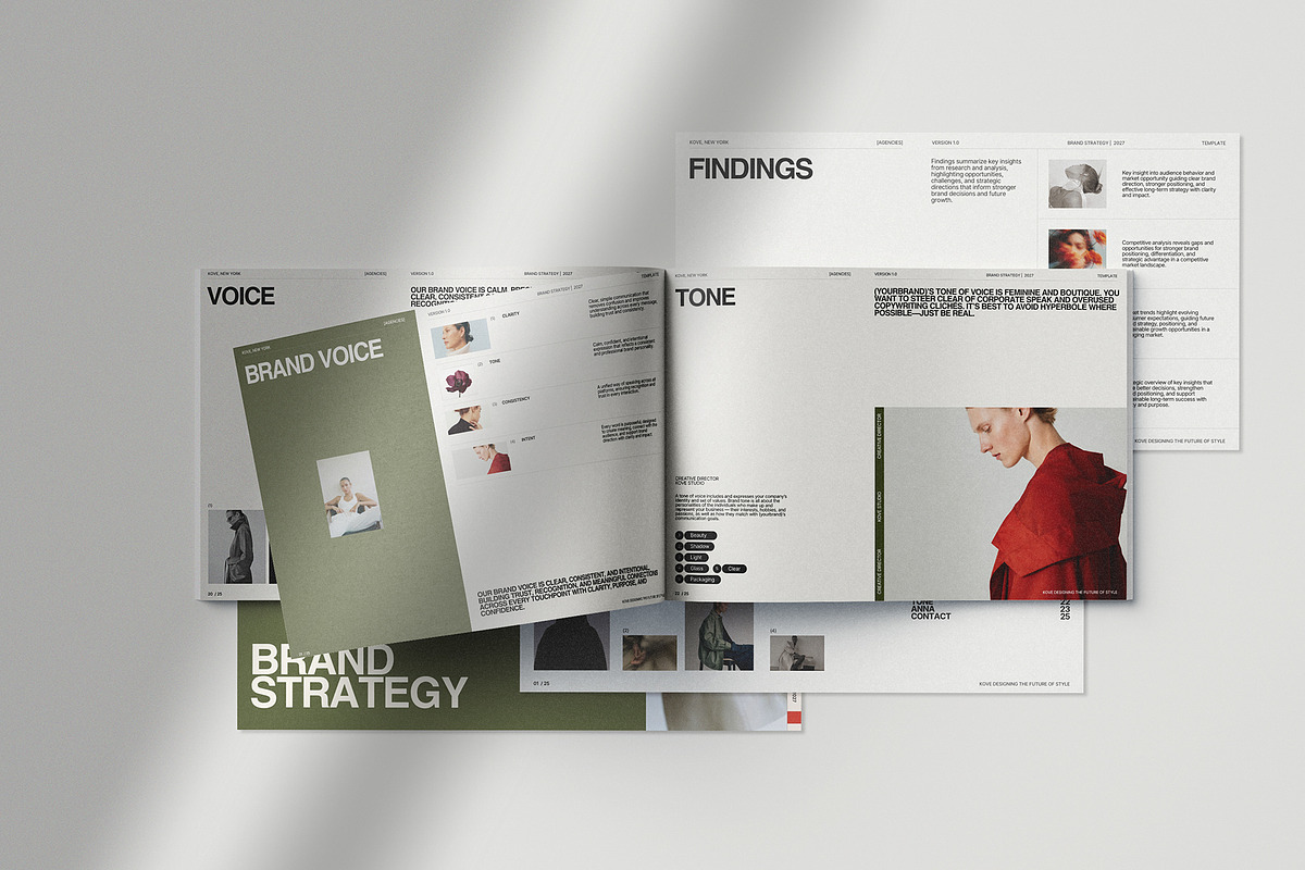 KOVE | Brand Strategy Template, a Presentation Template by Prapti Design (Photo 2 of 11)