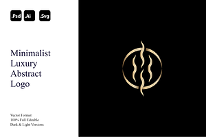 Minimalist Luxury Abstract Logo, a Branding & Logo Template by Luxury Logos