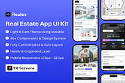 Real Estate App UI Kit, an UI Kit Template by Creative Perspective (Thumbnail 1 of 6)