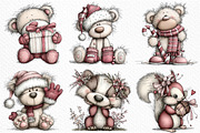 Whimsical Woodland Christmas Animals, an Illustration by Craft Nest (Thumbnail 5 of 6)