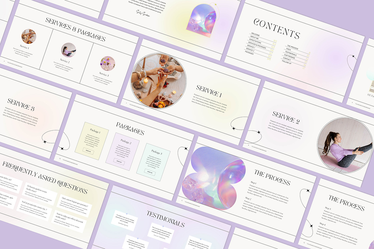 Holistic Services & Pricing Guide, a Presentation Template by Cuoco (Photo 3 of 12)