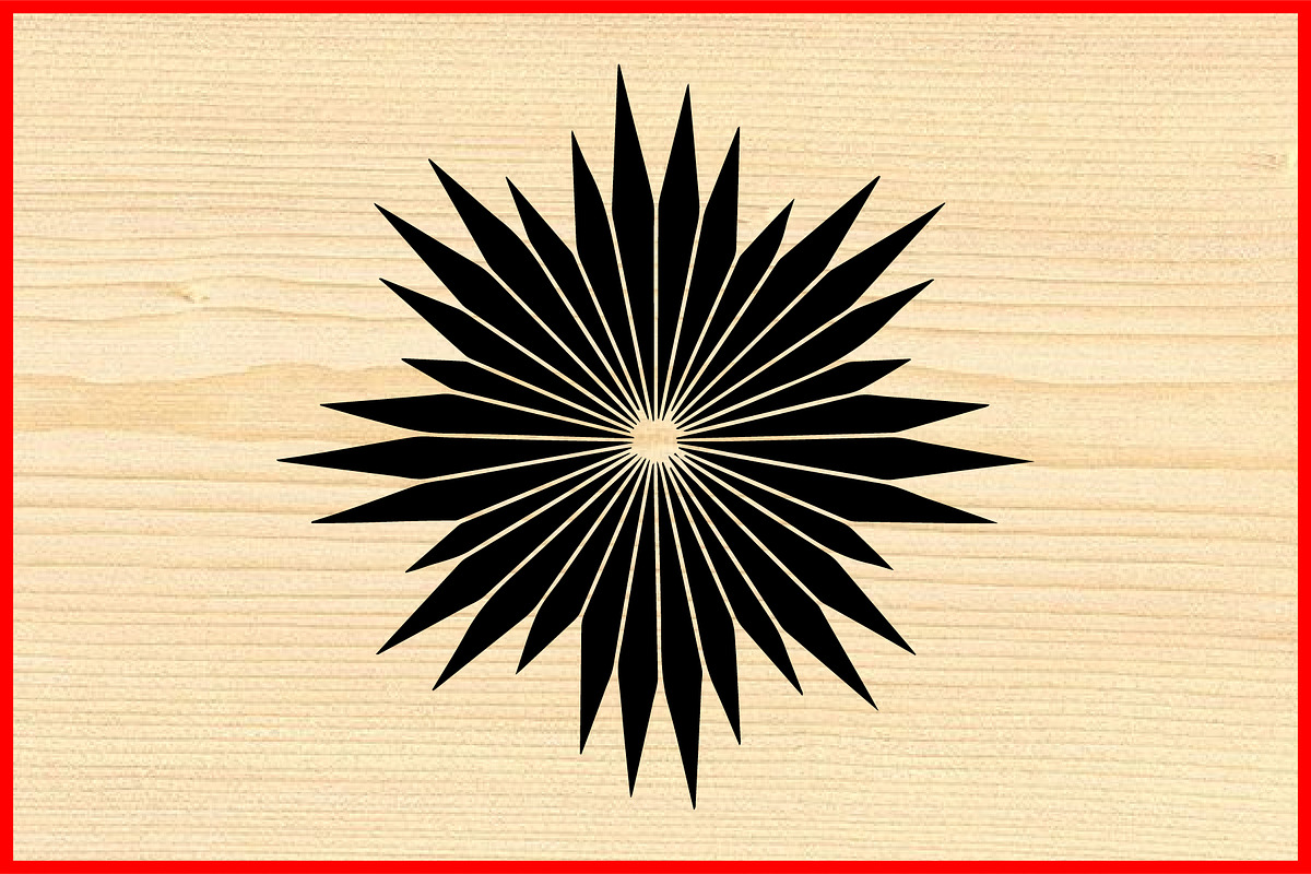 Sunburst Silhouette PNG Vector Set, an Object Illustration by Creativeshirt (Photo 4 of 4)