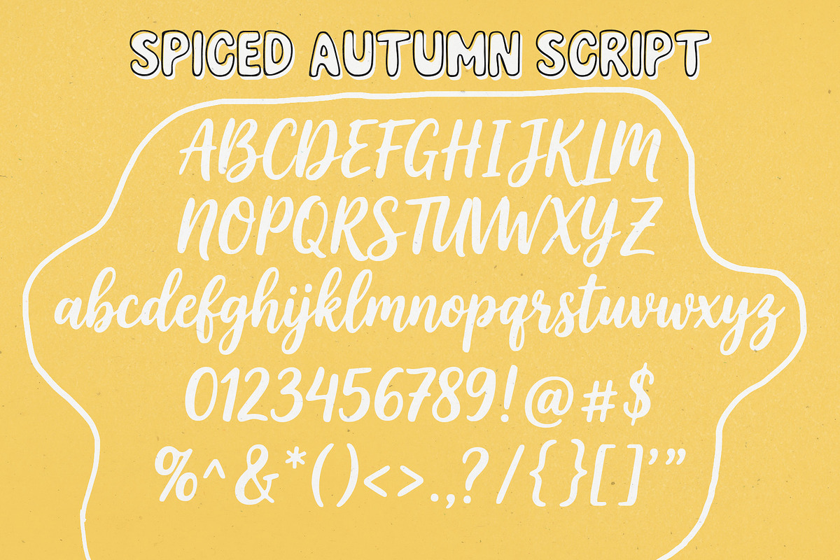 Spiced Autumn Playfull Dual Font, a Handwritten Font by deadlock studio (Photo 10 of 10)
