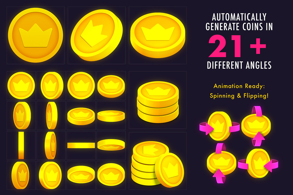 VOKR – Coins & Chips Factory, an Action Add-On by Weirdsgn Store (Photo 4 of 9)