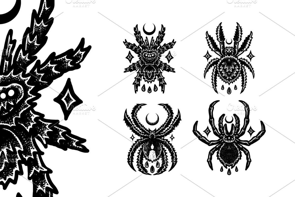100 Tattoo-Style Tee Designs, an Object Illustration by Design by sebrodbrick (Photo 17 of 34)