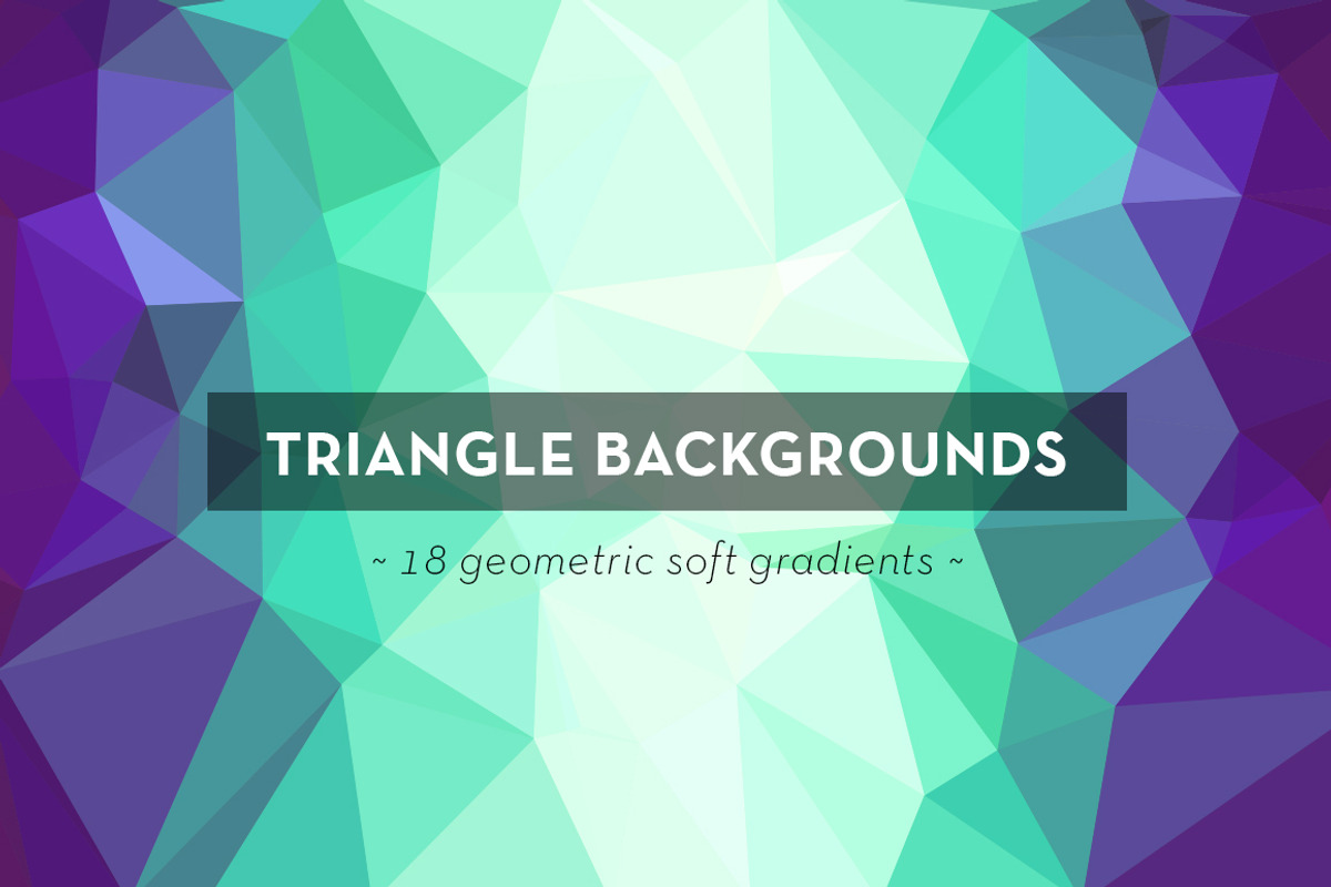 Colorful triangle backgrounds preview 2