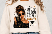 Chic Coffee Girl PNG Clipart PNG, a Seasonal Illustration by Canvas Craft (Thumbnail 5 of 6)