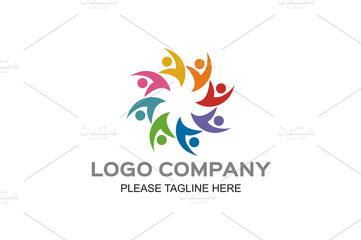 20 Logo Teamwork Templates Bundle, a Branding & Logo Template by Friendesigns (Photo 15 of 21)