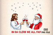 In Da Clerb We All Fam png, an Illustration by DreamArtGraphic (Thumbnail 1 of 5)