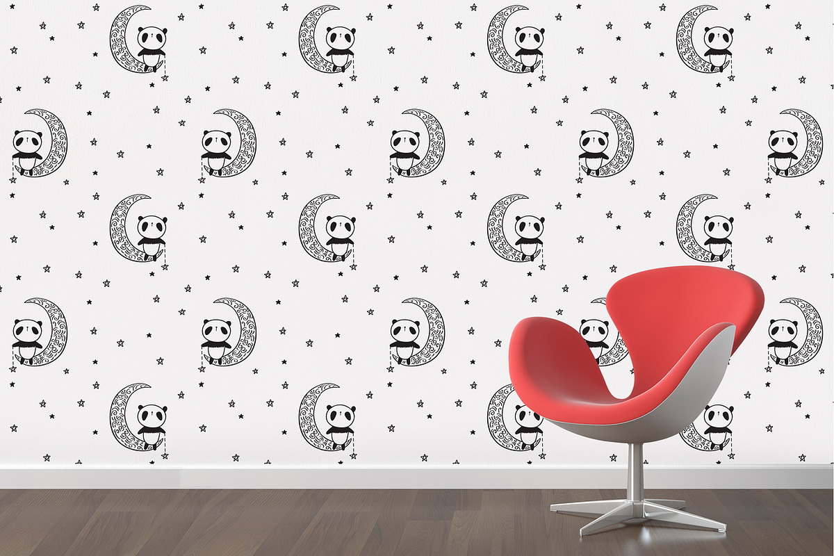 Cute pandas, an Animal Illustration by Tkoko vectors & patterns (Photo 7 of 8)