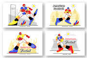 9 American Football Illustration, a Sport Illustration by denayunebgt (Thumbnail 2 of 3)