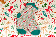 Christmas bows patterns, a Pattern Graphic by Tani Kuzminka (Thumbnail 12 of 17)