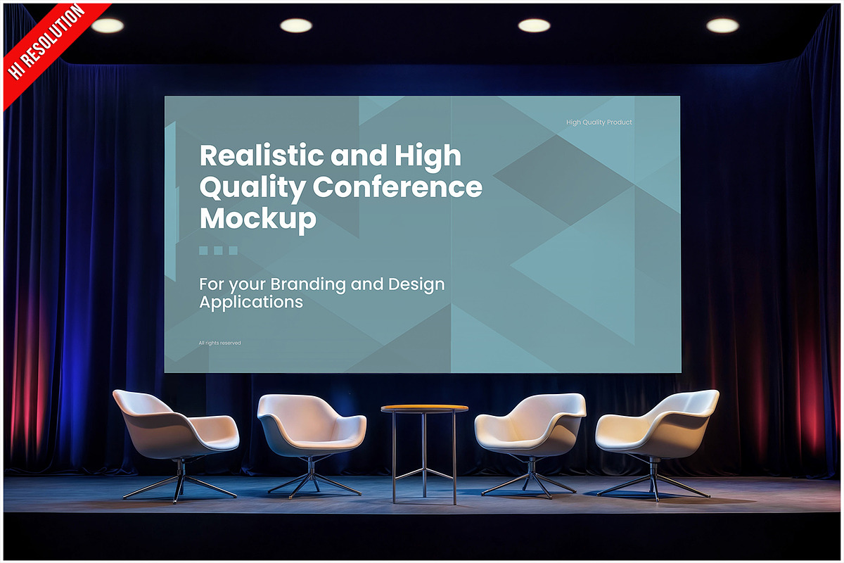 Keynote Stage Conference Mockup, a Product Mockup by Bruno's Shop (Photo 1 of 3)