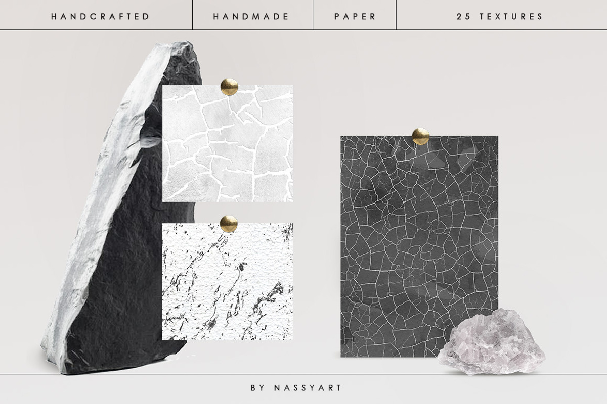 Abstract Crackled Paper Textures, a Texture Graphic by NassyArt (Photo 8 of 9)