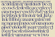 Deliberate Rationality - Modern Font, a Serif Font by 177Studio (Thumbnail 7 of 8)