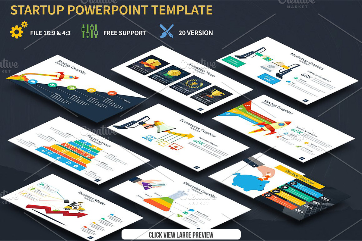 Premium Bundle 3 IN 1 Template, a Presentation Template by UniqueStudio (Photo 4 of 5)