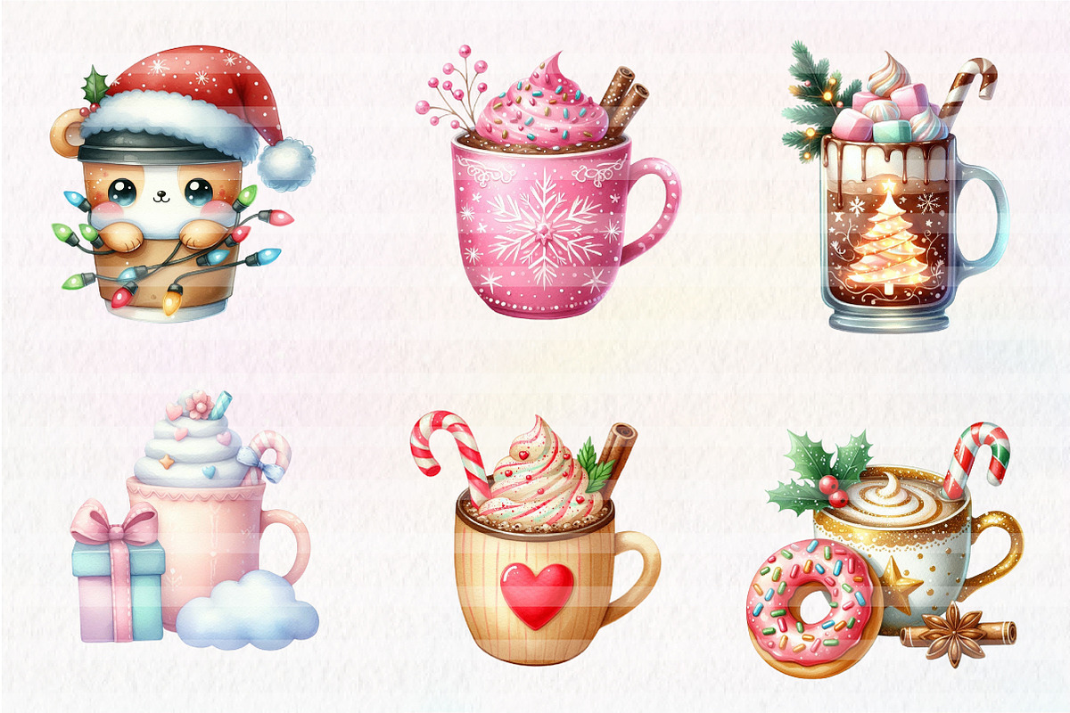 Cute Christmas Coffee Sublimation, an Illustration by CreationArt (Photo 5 of 7)
