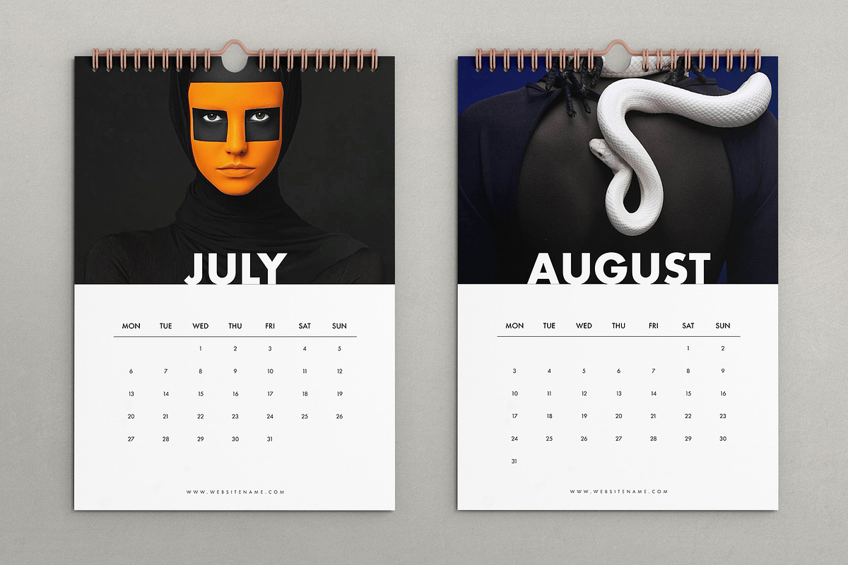 2026 Calendar Template, a Stationery Template by DesignCrest (Photo 7 of 10)